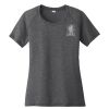 Ladies PosiCharge ® Tri Blend Wicking Scoop Neck Raglan Tee Thumbnail